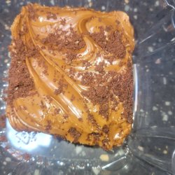 Lazy Bean Cafe - Caramel brownie