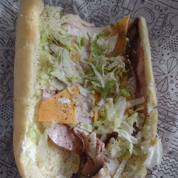 Publix - a sub sandwich with meat, lettuce, and cheese - Grocery Near Me - Raleigh, North Carolina