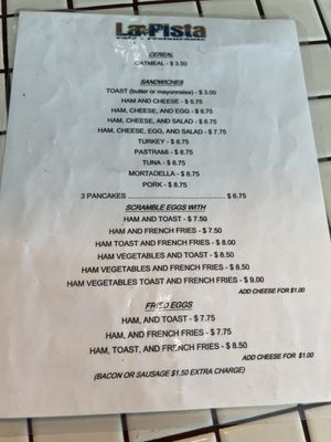 Menu photo 1 La Pista Culebra, PR