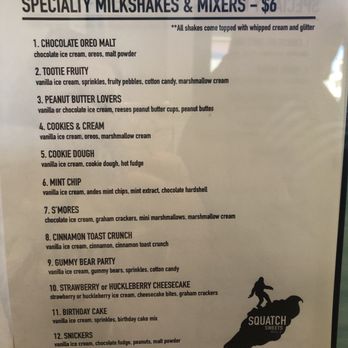 Squatch Sweets - Menu - Candy Stores Near Me - McCall, Idaho Squatch Sweets - Menu - Candy Stores Near Me - McCall, Idaho