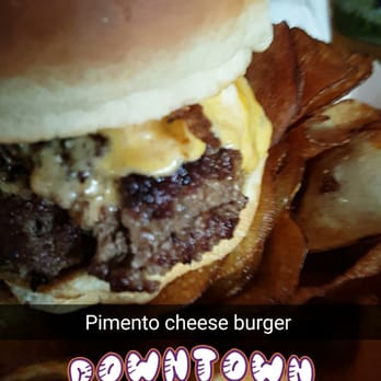 Loose Change - Double burger with pimento cheese! - Sports Bars Near Me - Clemson, South Carolina Loose Change - Double burger with pimento cheese! - Sports Bars Near Me - Clemson, South Carolina