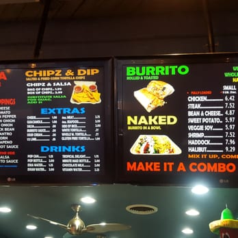Burrito Boyz - Menu - Tex-Mex Near Me - Mississauga, Ontario