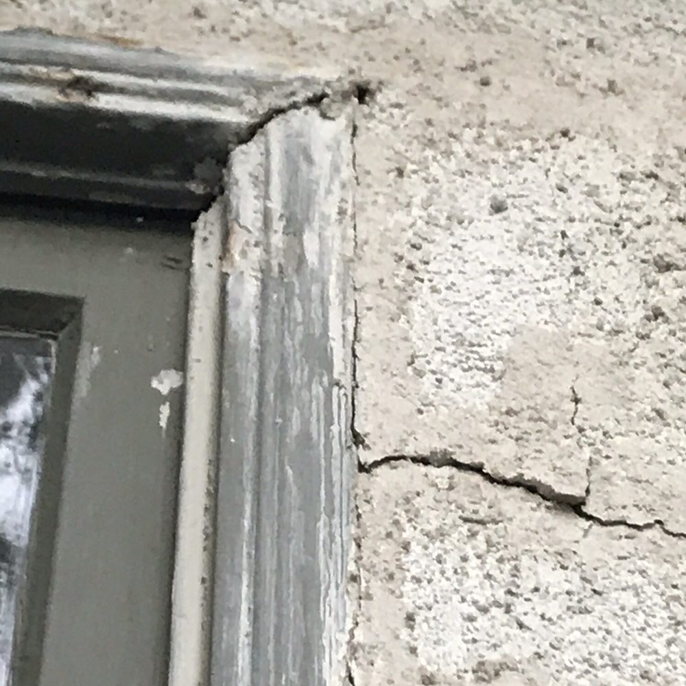 He said he could move the window. Easy he said. Now look at the repair job; falling apart. He said he could move the window. Easy he said. Now look at the repair job; falling apart.