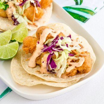California Bistro - Crispy fish taco with zesty baja sauce - New American Near Me - Lawndale, California California Bistro - Crispy fish taco with zesty baja sauce - New American Near Me - Lawndale, California