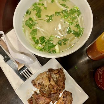 Pho Ninh Kieu - Grilled Chicken Pho: Pho - it was just boiled noodles with veggies - Vietnamese Near Me - Parsippany, New Jersey