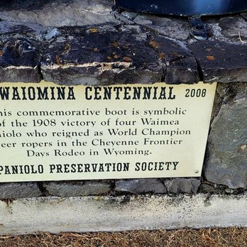 Waimea Center - Information about the "boot". - Shopping Centers Near Me - Waimea, Hawaii