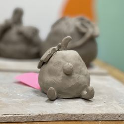 Color Me Mine - Customer clay creation for one of our Adult Clay Workshops!