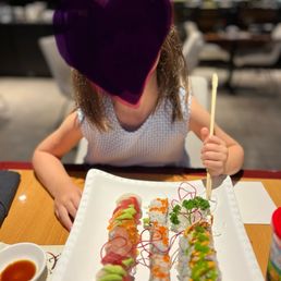 Rainbow roll, bay roll, Roswell roll. So yummy! Rainbow roll, bay roll, Roswell roll. So yummy!