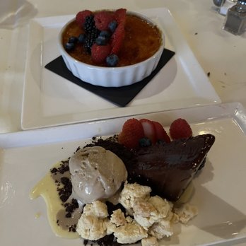 Windows On the Water - Kaffir Lime Crème Brûlée + Chocolate Ganache - New American Near Me - Morro Bay, California Windows On the Water - Kaffir Lime Crème Brûlée + Chocolate Ganache - New American Near Me - Morro Bay, California