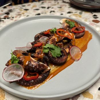 The Salted Pig - pulpo zarandeado (charred octopus) - Gastropubs Near Me - Riverside, California