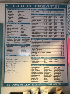 Menu photo 2 Tootsie's Ice Cream & More Vinton, IA