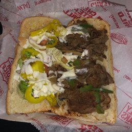 This is NOT worth $6. I honestly think the creepy lookin cook purposely gave me such little meat. I ordered the small philly. This is NOT worth $6. I honestly think the creepy lookin cook purposely gave me such little meat. I ordered the small philly.