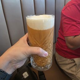 Thai milk tea slush