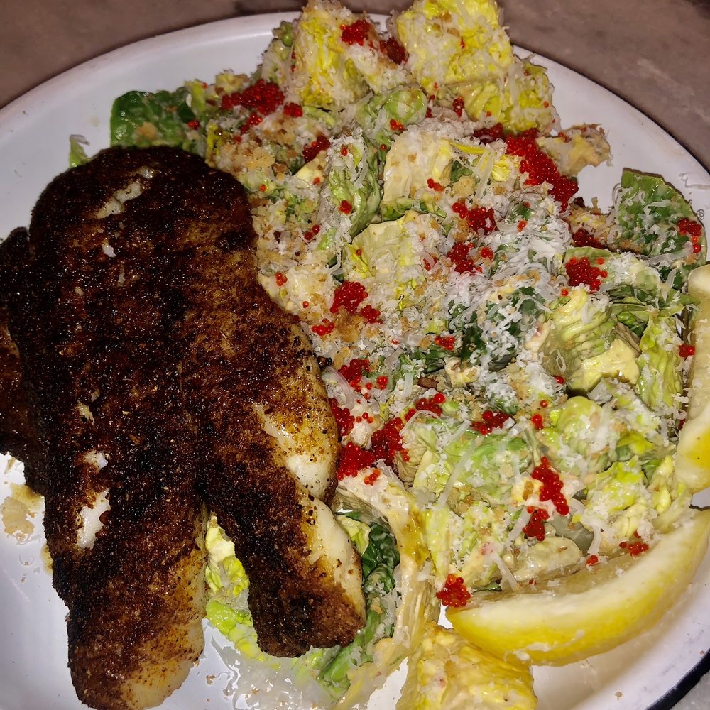 Fishmonger -Highlands - Caesar Salad with Blackened Grouper - Seafood Markets Near Me - Atlanta, Georgia Fishmonger -Highlands - Caesar Salad with Blackened Grouper - Seafood Markets Near Me - Atlanta, Georgia