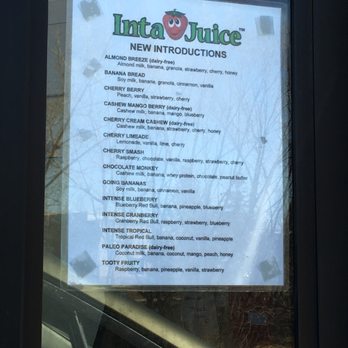Inta Juice - Longmont - New items not at drive up menu - Juice Bars & Smoothies Near Me - Longmont, Colorado Inta Juice - Longmont - New items not at drive up menu - Juice Bars & Smoothies Near Me - Longmont, Colorado