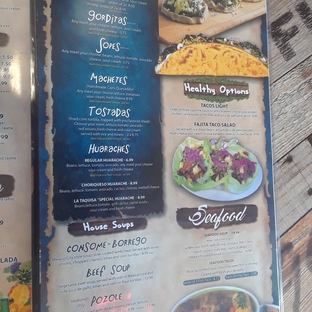 La Taquiza - large menu for all your tex-mex favorites - Mexican Near Me - Lexington, Kentucky La Taquiza - large menu for all your tex-mex favorites - Mexican Near Me - Lexington, Kentucky