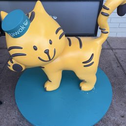 Their cat mascot 3
