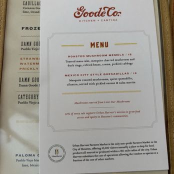 Goode Co. Kitchen & Cantina - Sept 2025 - Comfort Food Near Me - Houston, Texas Goode Co. Kitchen & Cantina - Sept 2025 - Comfort Food Near Me - Houston, Texas
