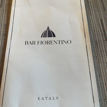 Bar Fiorentino - Menu picture - Desserts Near Me - New York, New York Bar Fiorentino - Menu picture - Desserts Near Me - New York, New York