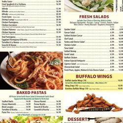 Riccardo's Pizza & Restaurant - Baked Pasta, homemade Pasta, salads, wings, desserts