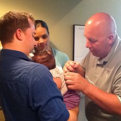 Johnson City Family Chiropractic - 1st Adjustment for baby.