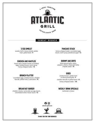 Menu photo 5 Atlantic Grill Atlanta, GA