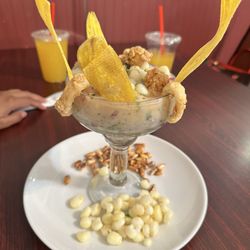 Doña Tere Peruvian Restaurant - Leche de tigre (not in the menu but a must have)