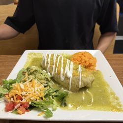 Taqueria Atexquita - Steak burrito with all the trimmings and sides
