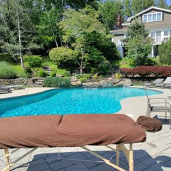 Serenity Mobile Massage - Massage by the pool!