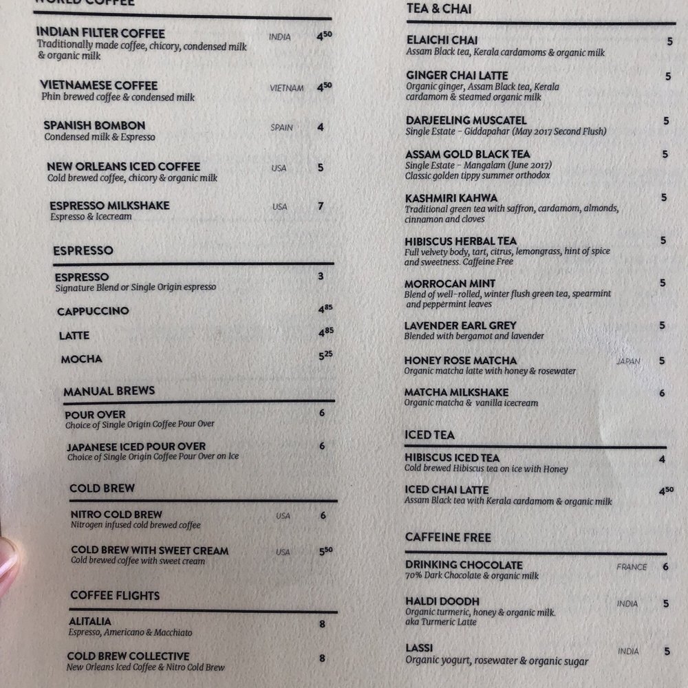 Third Culture Coffee - Pick of their coffee menu - Coffee & Tea Near Me - Bellevue, Washington
