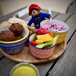 Spread Kitchen - Whipped Feta and Beet and falafel