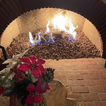 Orange Hill Restaurant & Events - Fireplace outside of every way. - Steakhouses Near Me - Orange, California