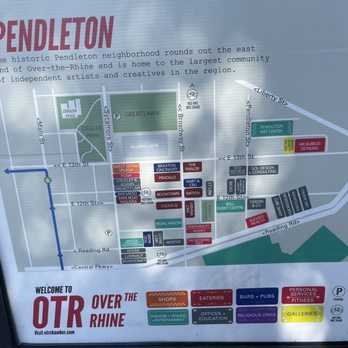 Pendleton Art District - Map - Art Galleries Near Me - Cincinnati, Ohio
