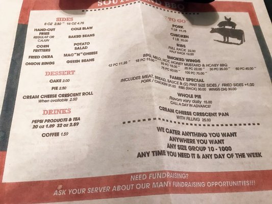 Menu photo 1 Southland Barbecue Argo, AL Menu photo 1 Southland Barbecue Argo, AL