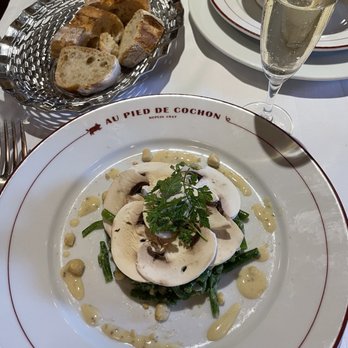 Au Pied de Cochon - Green bean salad - Seafood Near Me - Paris, 75