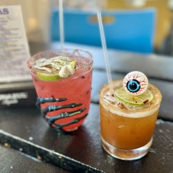 Tres Lunas Infused Tequila Bar - Spooky cocktails