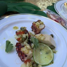 Tako with hearts of palm Tako with hearts of palm