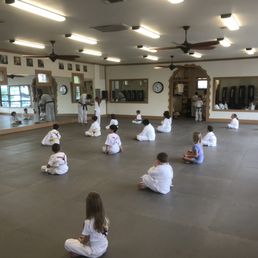 Practicing patience with our "taekwondo sit" Practicing patience with our "taekwondo sit"