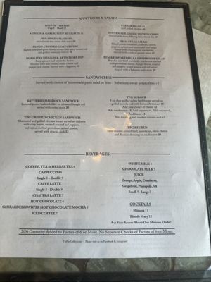Menu photo 1 Tin Pan Galley Sackets Harbor, NY Menu photo 1 Tin Pan Galley Sackets Harbor, NY