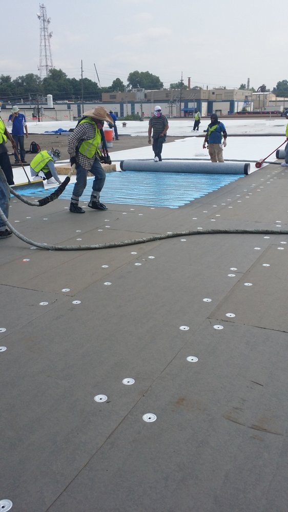 Slide of Yankees Roofing