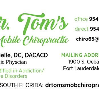 Tom's Mobile Chiropractic - My card. - Chiropractors Near Me Tom's Mobile Chiropractic - My card. - Chiropractors Near Me