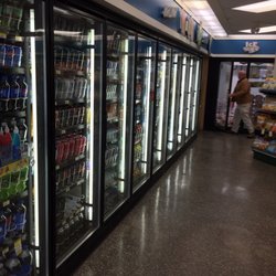 Heritage's - One of two walls of refrigerated goods