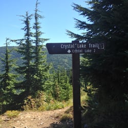 Lost Moose Campground - Trailhead into Crystal Lake, about 10 miles from campground
