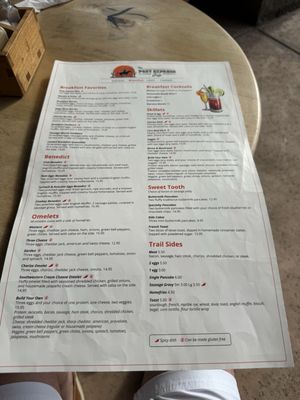 Menu photo 1 The Pony Express Cafe Scottsdale, AZ Menu photo 1 The Pony Express Cafe Scottsdale, AZ