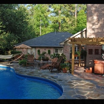 Dickerson Landscaping & Lawn Care | Tallahassee, FL - This pool deck is one of our favorite installations and designs. - Landscaping Near Me - Lloyd, Florida Dickerson Landscaping & Lawn Care | Tallahassee, FL - This pool deck is one of our favorite installations and designs. - Landscaping Near Me - Lloyd, Florida