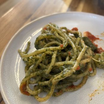 Nonna Dora Italian Eatery - Pesto spaghetti - Italian Near Me - Atlanta, Georgia