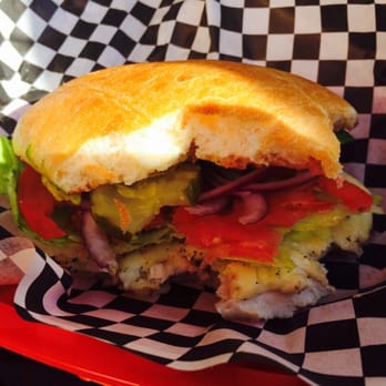 Rockit Char Grill - Flamin' Rocket chicken sandwich - Burgers Near Me - Hayward, California Rockit Char Grill - Flamin' Rocket chicken sandwich - Burgers Near Me - Hayward, California