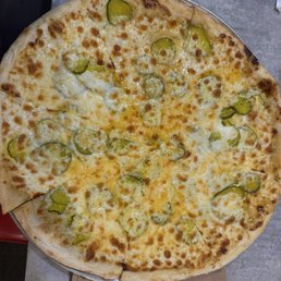 Delicious pickle pizza Delicious pickle pizza