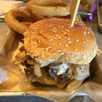 Bagger Dave's - Train Wreck Burger - Burgers Near Me - Birch Run, Michigan