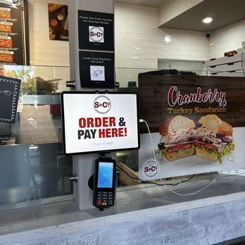 Sourdough & Co. - Order kiosk - Sandwiches Near Me - Orange, California